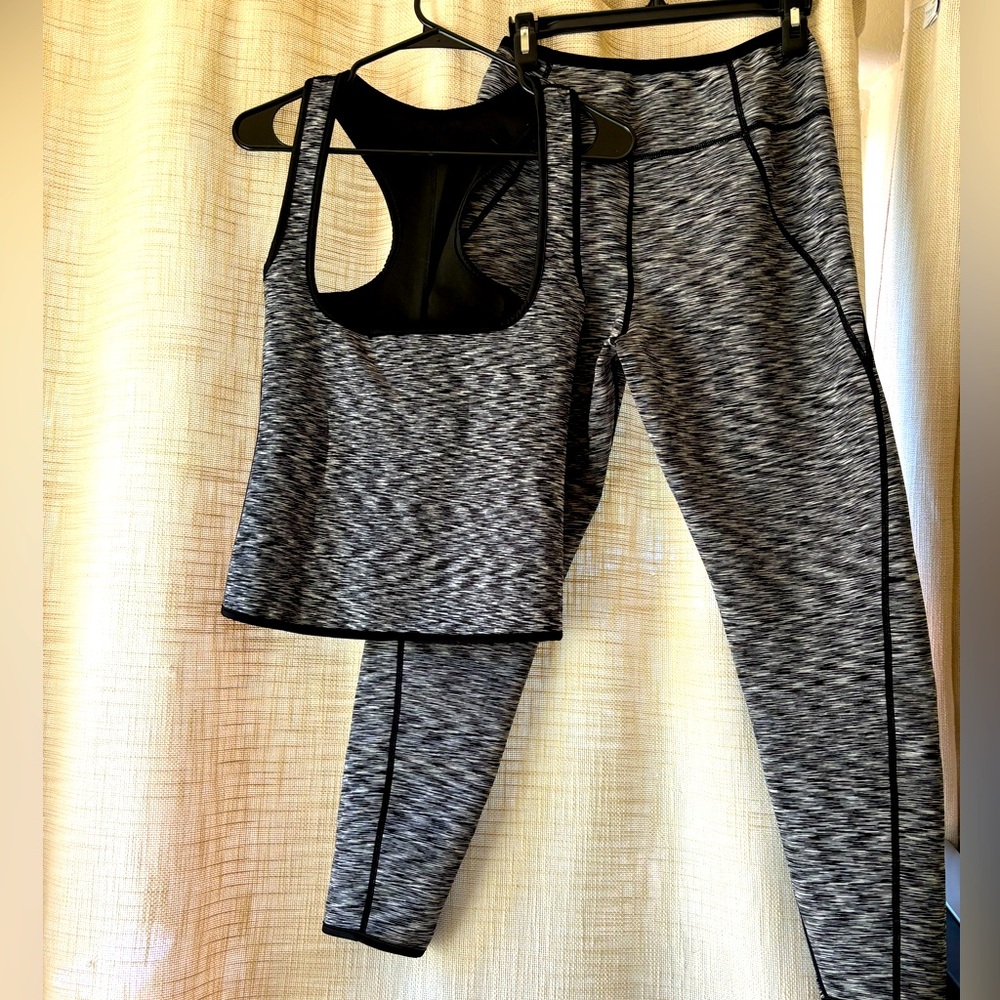 Neoprene activewear (sweat it out) -used